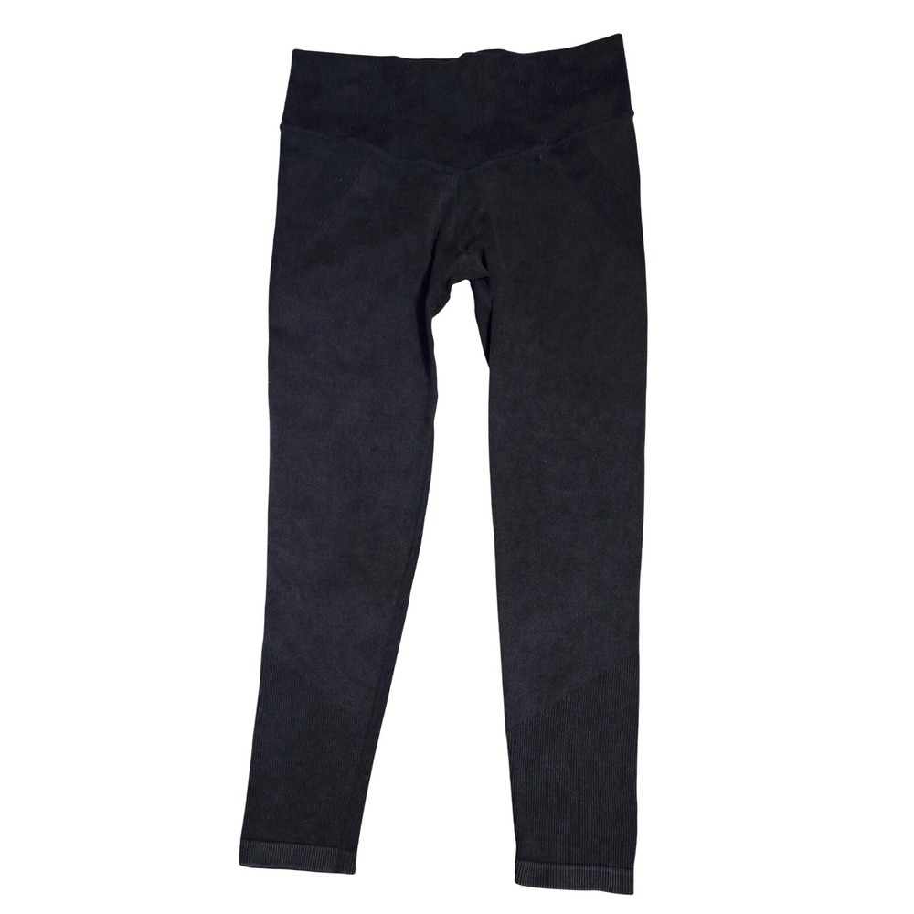 JoyLab Black Seamless Ribbed High Waisted Leggings Womens‎ Medium Yoga Gym